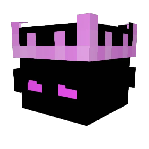 CandyRobot Minecraft avatar head, 3D render
