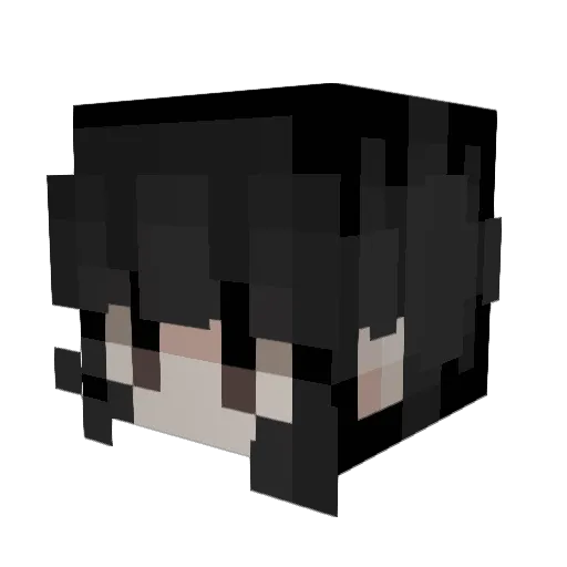 CandySkull18 Minecraft avatar head, 3D render