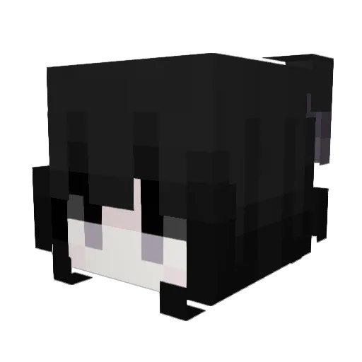 Candy_404 Minecraft avatar head, 3D render