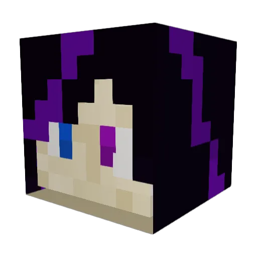 Candy_Cat_2014 Minecraft avatar head, 3D render
