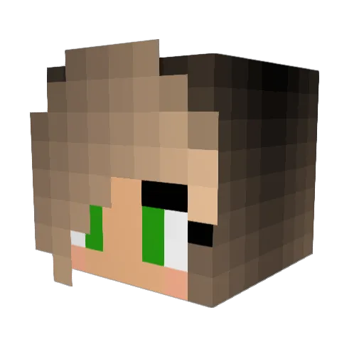 Candy_Stripper69 Minecraft avatar head, 3D render