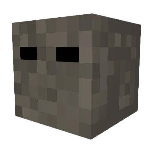 Candydjuret Minecraft avatar head, 3D render