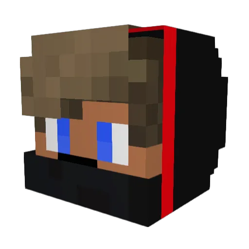 Candyman47 Minecraft avatar head, 3D render