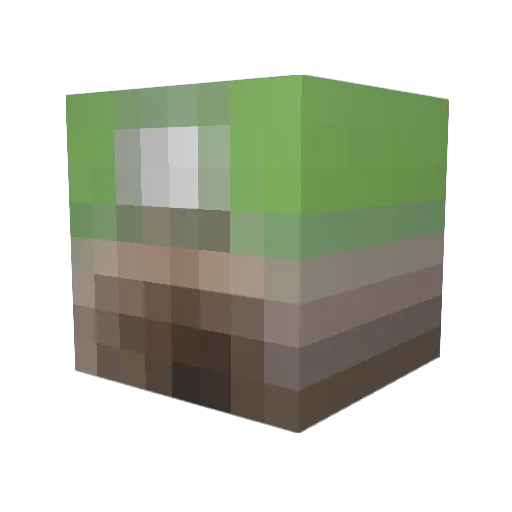 Candyman5563 Minecraft avatar head, 3D render