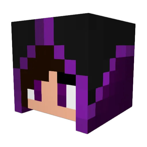 Candyriot Minecraft avatar head, 3D render