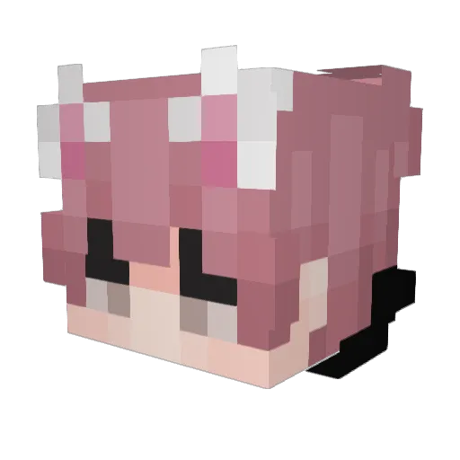 Candysquash Minecraft avatar head, 3D render