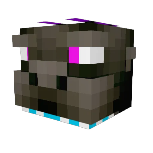 Candythylacine Minecraft avatar head, 3D render
