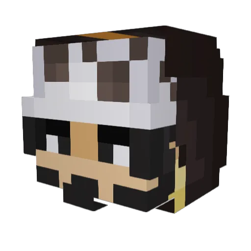 CanePazzo54 Minecraft avatar head, 3D render