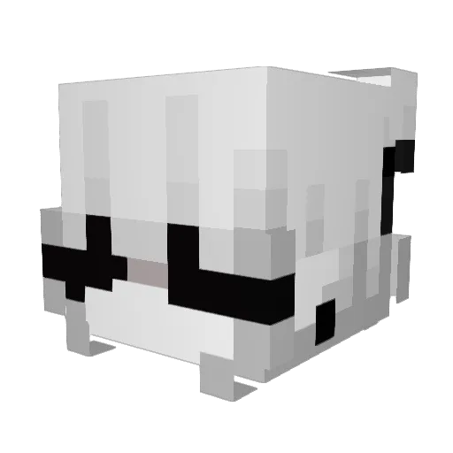 Canelitas123_ Minecraft avatar head, 3D render