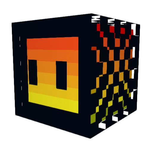 CanesVenatici Minecraft avatar head, 3D render