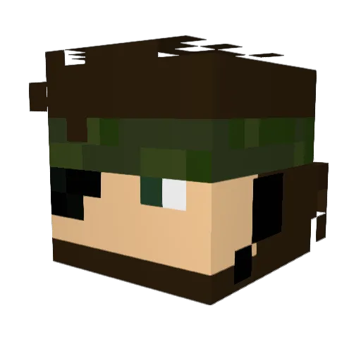 CangaceiroVesGO Minecraft avatar head, 3D render