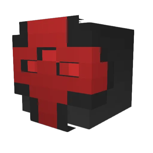 Canibal_Burger Minecraft avatar head, 3D render
