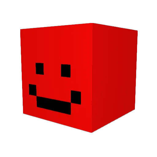 Canicas80 Minecraft avatar head, 3D render