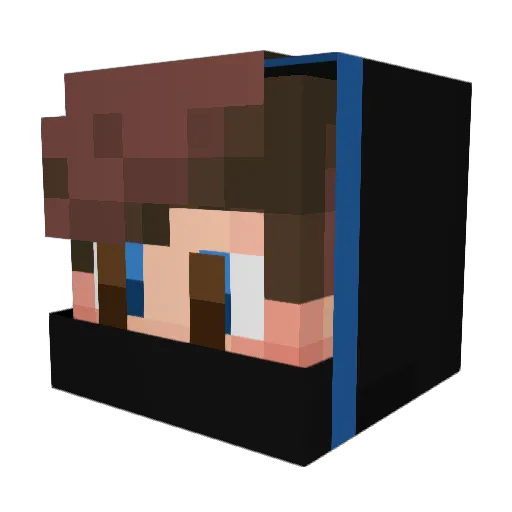 Canlar57 Minecraft avatar head, 3D render