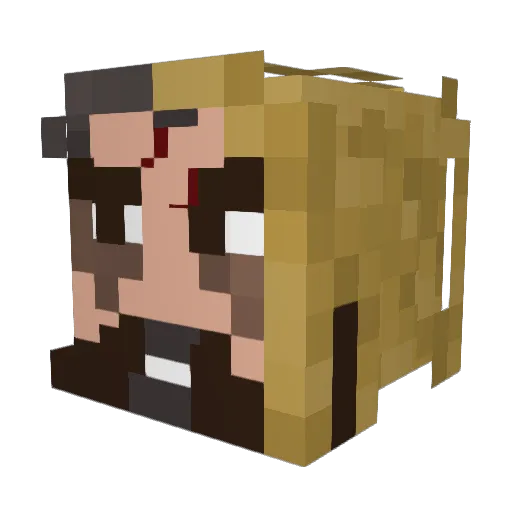 Canman2001 Minecraft avatar head, 3D render