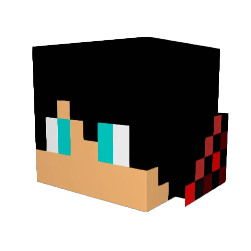 Cannabisman12 Minecraft avatar head, 3D render