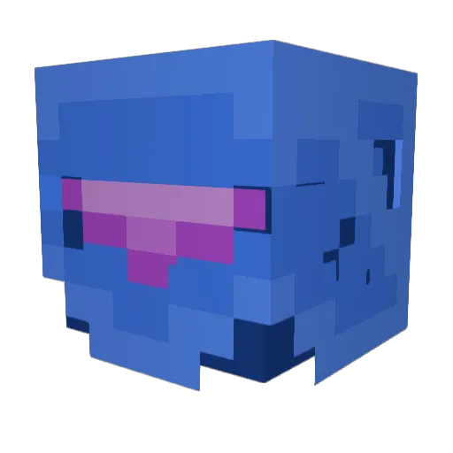 CannedCup Minecraft avatar head, 3D render
