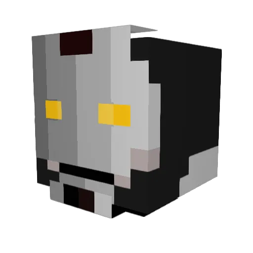 CannedDiabetes Minecraft avatar head, 3D render