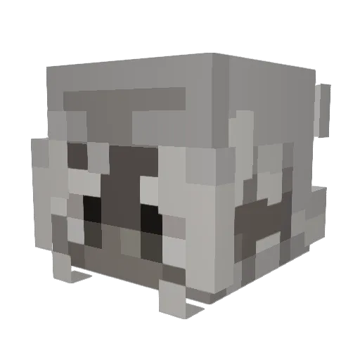 CannedF1sh Minecraft avatar head, 3D render