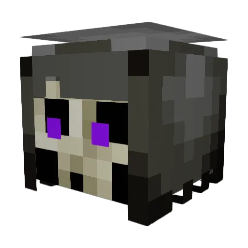 CannibalKitteh Minecraft avatar head, 3D render
