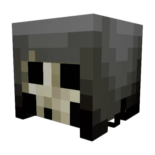 Cannibal_Cajun Minecraft avatar head, 3D render