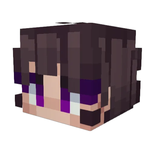 Cannnny Minecraft avatar head, 3D render