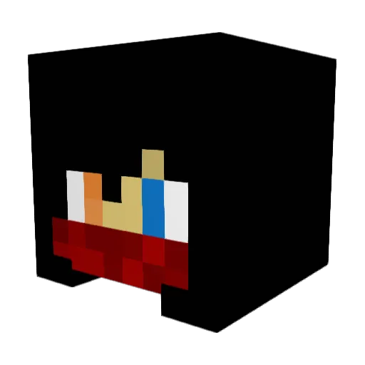 CannonPie Minecraft avatar head, 3D render