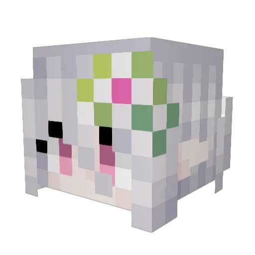 CannotEnd Minecraft avatar head, 3D render