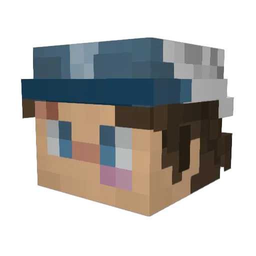 CanofGumbo Minecraft avatar head, 3D render