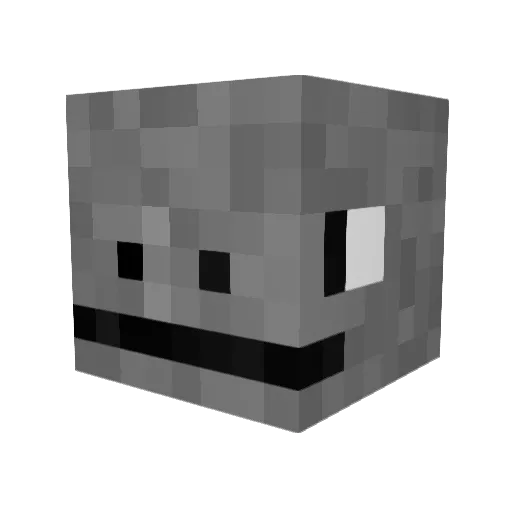 Canondorf Minecraft avatar head, 3D render