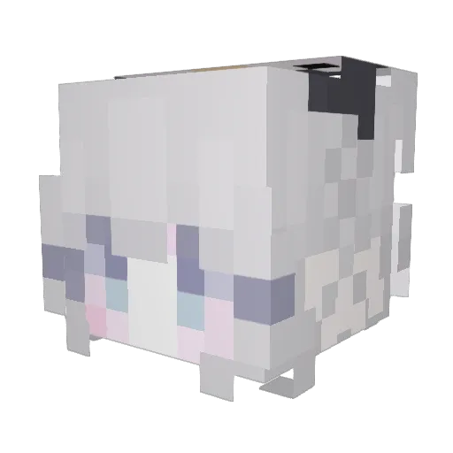 Cansol_ Minecraft avatar head, 3D render