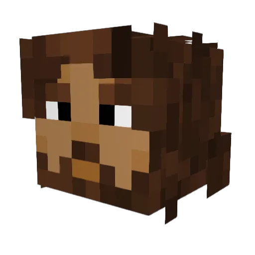 Canstein2 Minecraft avatar head, 3D render