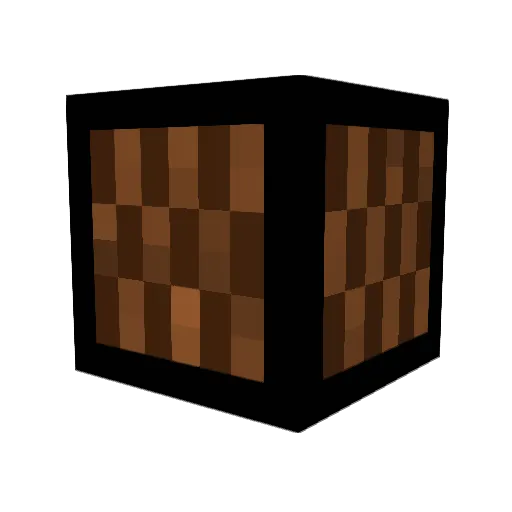 Canudu Minecraft avatar head, 3D render