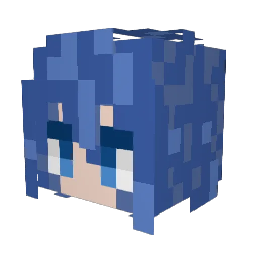 Cany1ng Minecraft avatar head, 3D render
