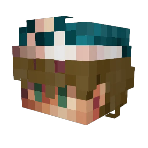 CaolanJT Minecraft avatar head, 3D render