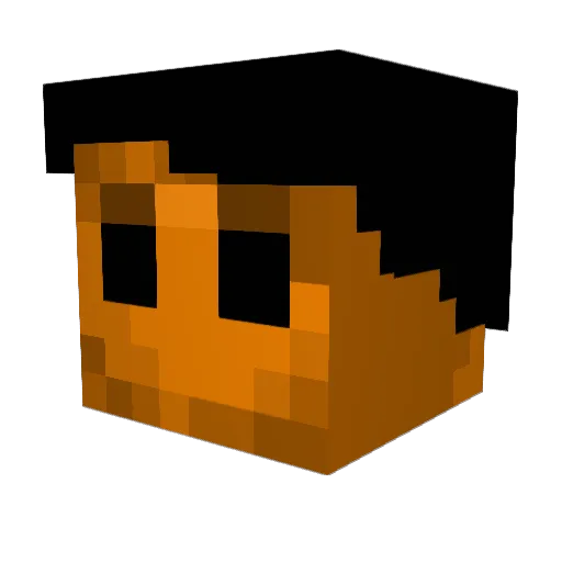 CapCap28 Minecraft avatar head, 3D render
