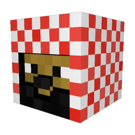 CapDrake40 Minecraft avatar head, 3D render