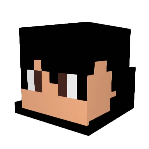 CapFantastic Minecraft avatar head, 3D render