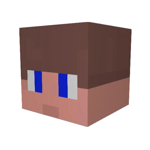 CapIron16 Minecraft avatar head, 3D render