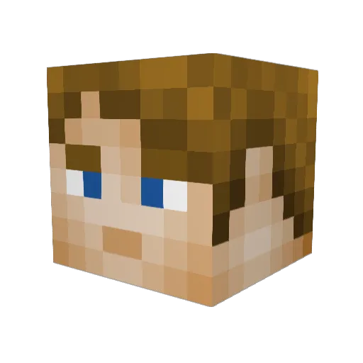 CapIronBat Minecraft avatar head, 3D render
