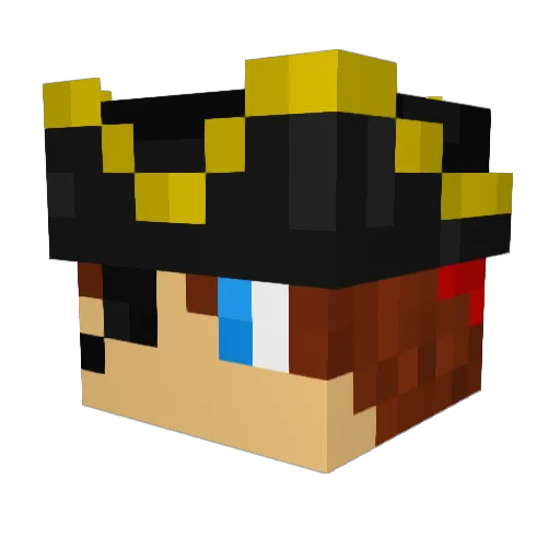 CapNTyreezy Minecraft avatar head, 3D render