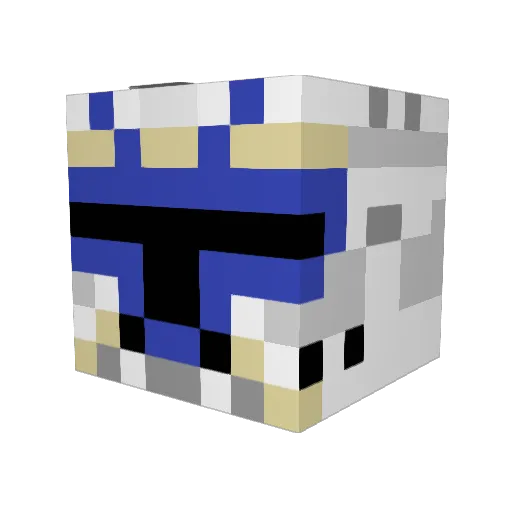 CapRex7567 Minecraft avatar head, 3D render
