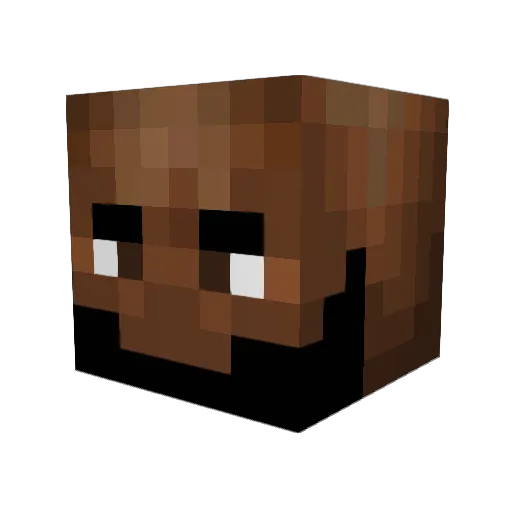 CapSTVN Minecraft avatar head, 3D render