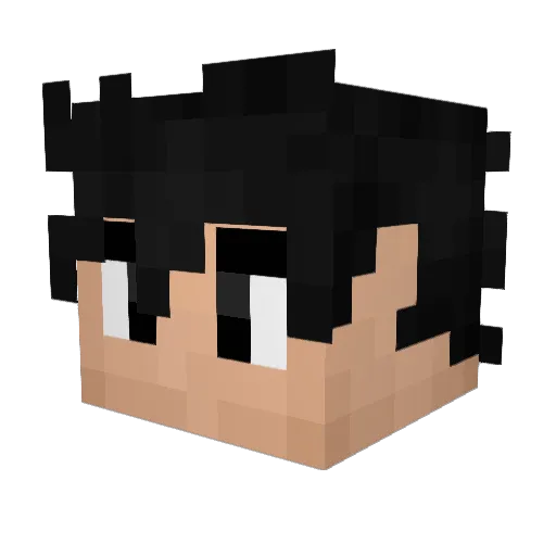 CapSavce Minecraft avatar head, 3D render
