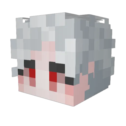 Capain_Giorbo Minecraft avatar head, 3D render