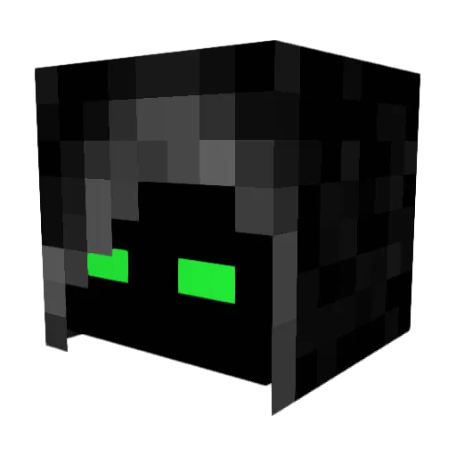 Capdetrons Minecraft avatar head, 3D render