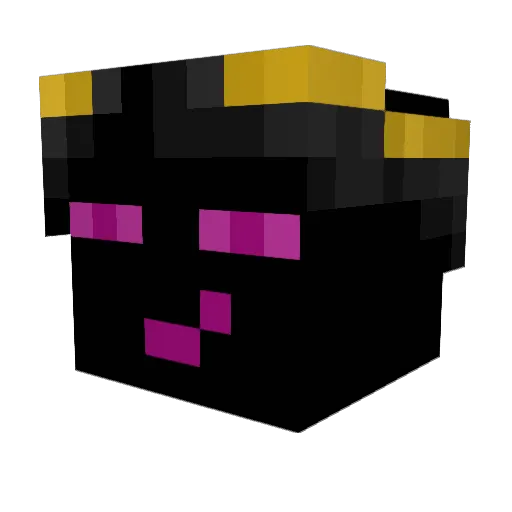 CapeTerrorYT Minecraft avatar head, 3D render