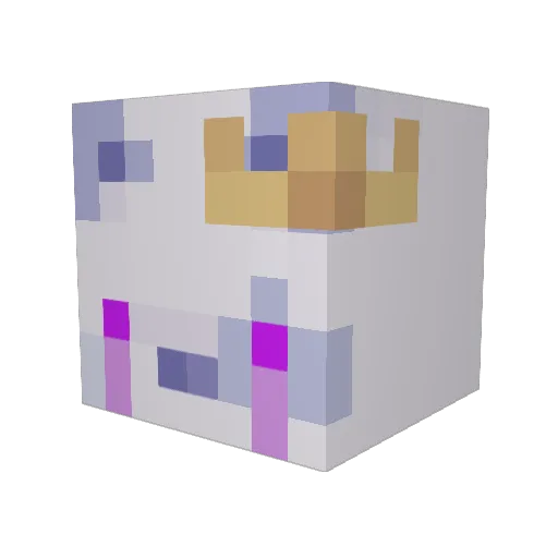 Capeers Minecraft avatar head, 3D render