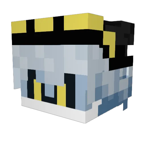 Capellafella Minecraft avatar head, 3D render
