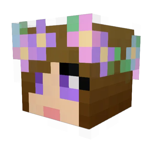 Capfreak Minecraft avatar head, 3D render